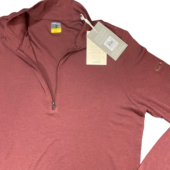 Icebreaker Men's Merino 175 Everyday Long Sleeve Half Zip Thermal Top Sz XXL New - Picture 7 of 12